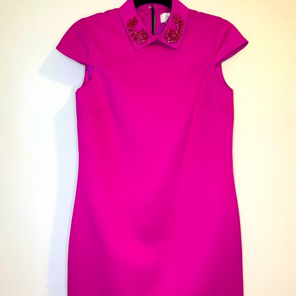 fuscia belle badgley Mishka short collard dress - Picture 1 of 3